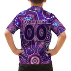 Personalised Freo NAIDOC Week 2024 Kid Hawaiian Shirt Aussie Aboriginal Art