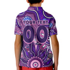 Personalised Freo NAIDOC Week 2024 Kid Polo Shirt Aussie Aboriginal Art