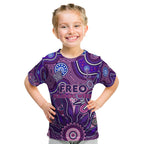 Personalised Freo NAIDOC Week 2024 Kid T Shirt Aussie Aboriginal Art