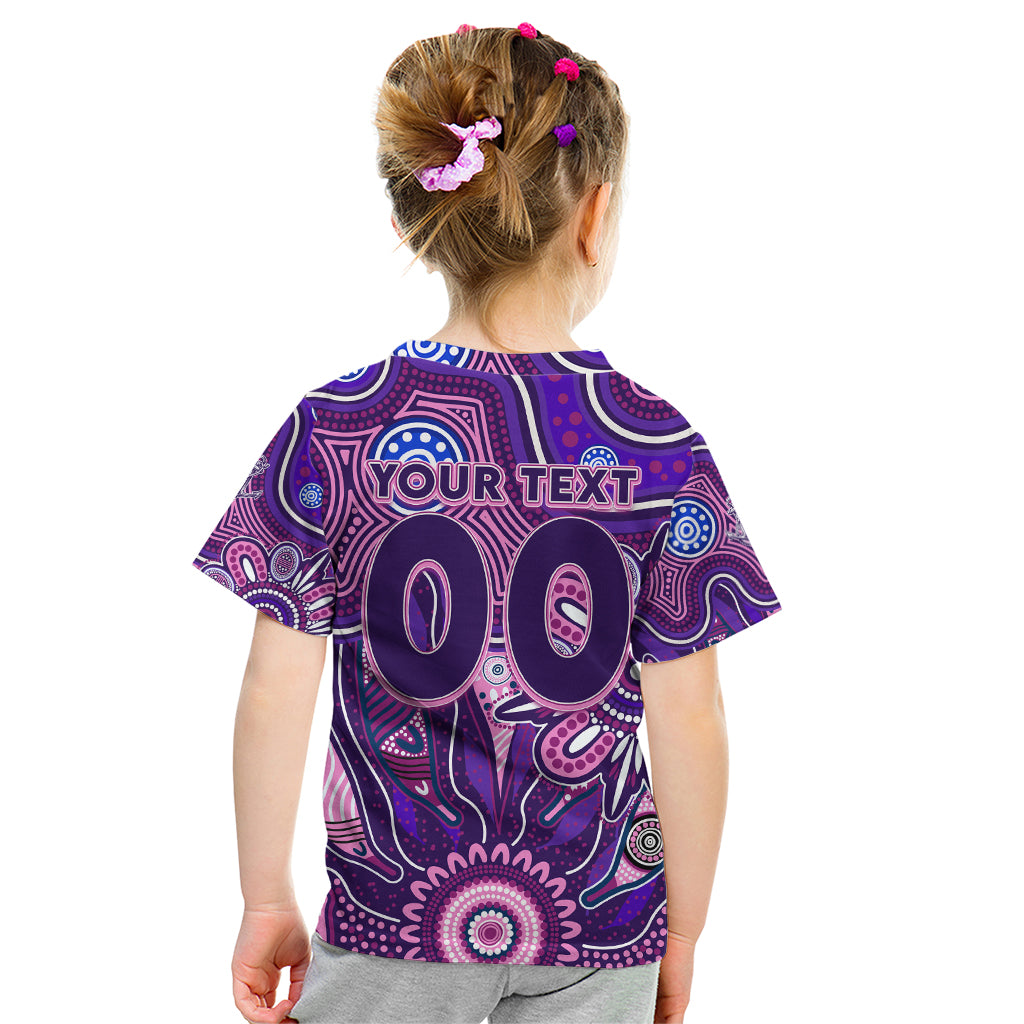 Personalised Freo NAIDOC Week 2024 Kid T Shirt Aussie Aboriginal Art