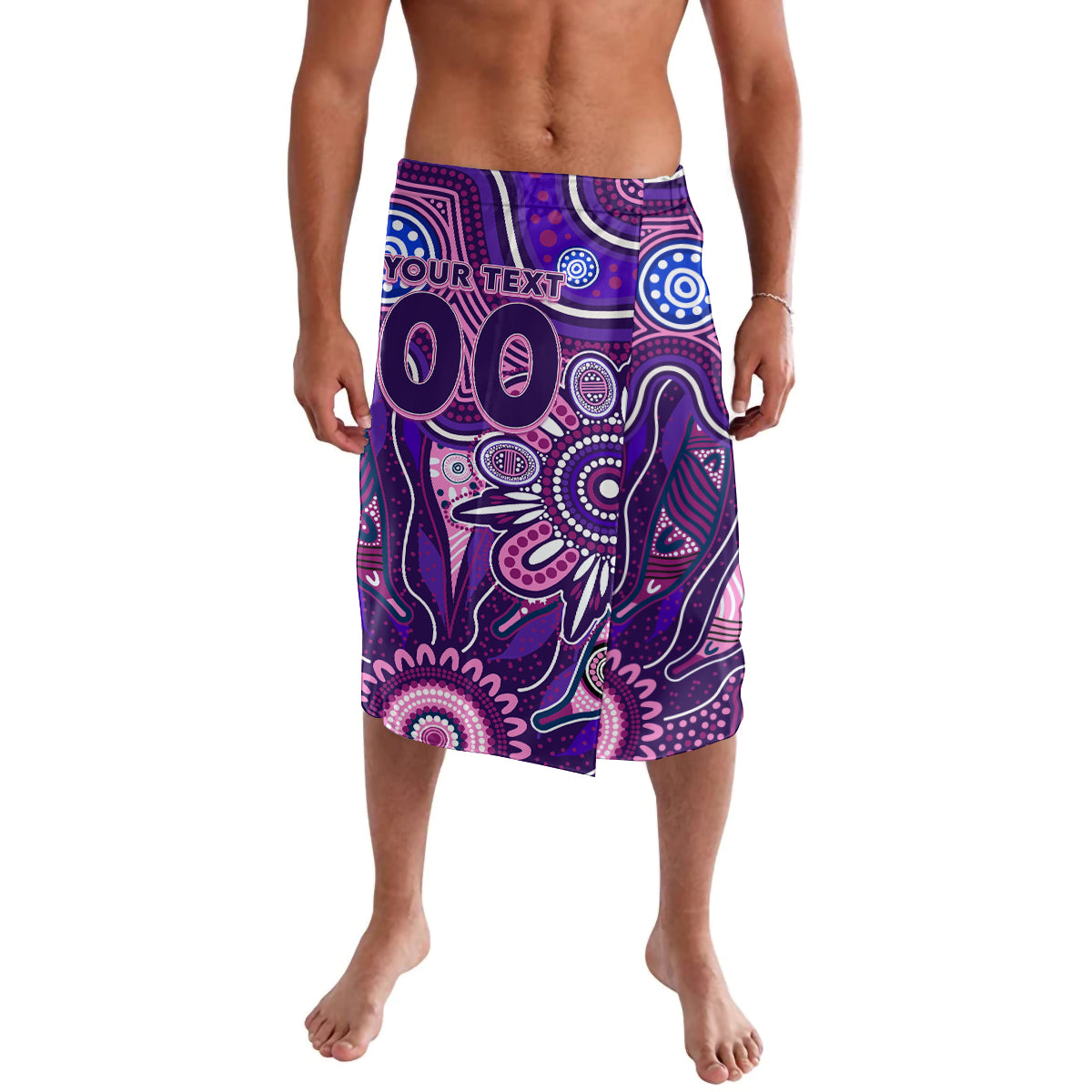 Personalised Freo NAIDOC Week 2024 Lavalava Aussie Aboriginal Art