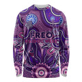 Personalised Freo NAIDOC Week 2024 Long Sleeve Shirt Aussie Aboriginal Art