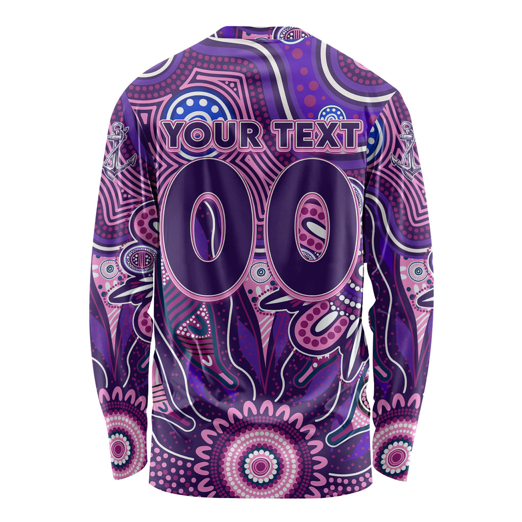 Personalised Freo NAIDOC Week 2024 Long Sleeve Shirt Aussie Aboriginal Art