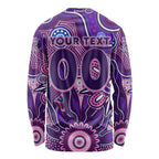 Personalised Freo NAIDOC Week 2024 Long Sleeve Shirt Aussie Aboriginal Art