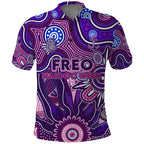 Personalised Freo NAIDOC Week 2024 Polo Shirt Aussie Aboriginal Art