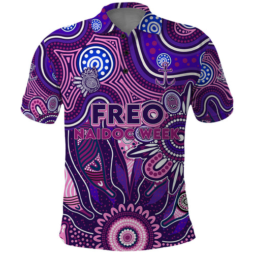Personalised Freo NAIDOC Week 2024 Polo Shirt Aussie Aboriginal Art