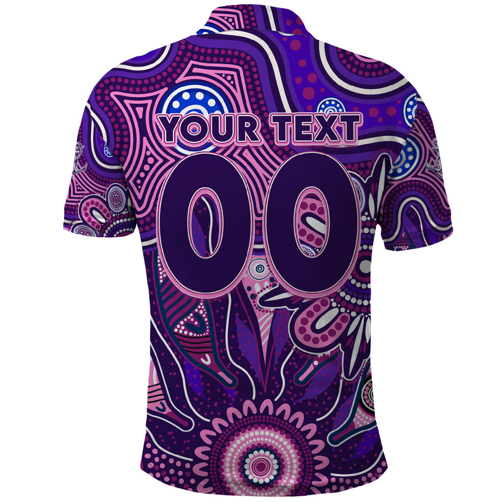 Personalised Freo NAIDOC Week 2024 Polo Shirt Aussie Aboriginal Art