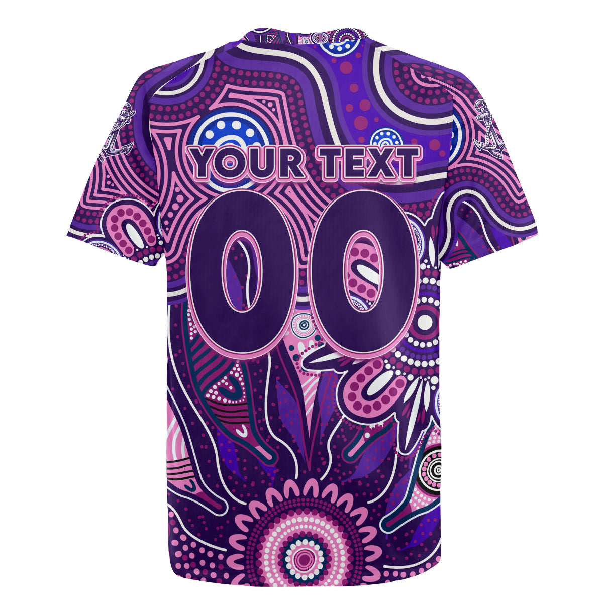 Personalised Freo NAIDOC Week 2024 Rugby Jersey Aussie Aboriginal Art