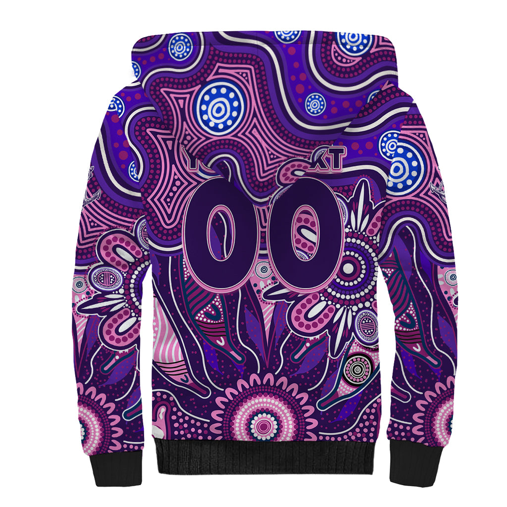 Personalised Freo NAIDOC Week 2024 Sherpa Hoodie Aussie Aboriginal Art