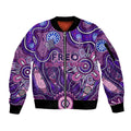 Personalised Freo NAIDOC Week 2024 Sleeve Zip Bomber Jacket Aussie Aboriginal Art