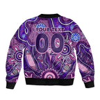 Personalised Freo NAIDOC Week 2024 Sleeve Zip Bomber Jacket Aussie Aboriginal Art
