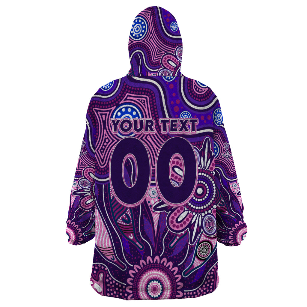 Personalised Freo NAIDOC Week 2024 Wearable Blanket Hoodie Aussie Aboriginal Art