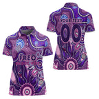 Personalised Freo NAIDOC Week 2024 Women Polo Shirt Aussie Aboriginal Art