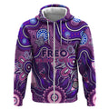 Personalised Freo NAIDOC Week 2024 Zip Hoodie Aussie Aboriginal Art