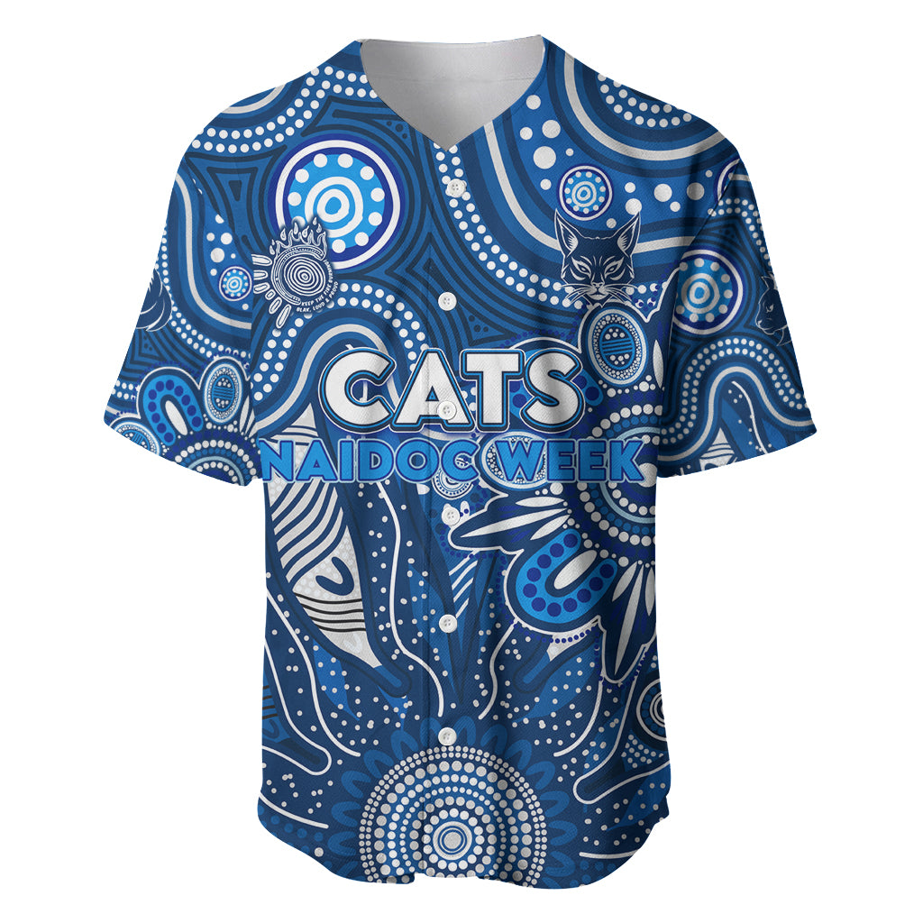 Personalised Cats NAIDOC Week 2024 Baseball Jersey Aussie Aboriginal Art