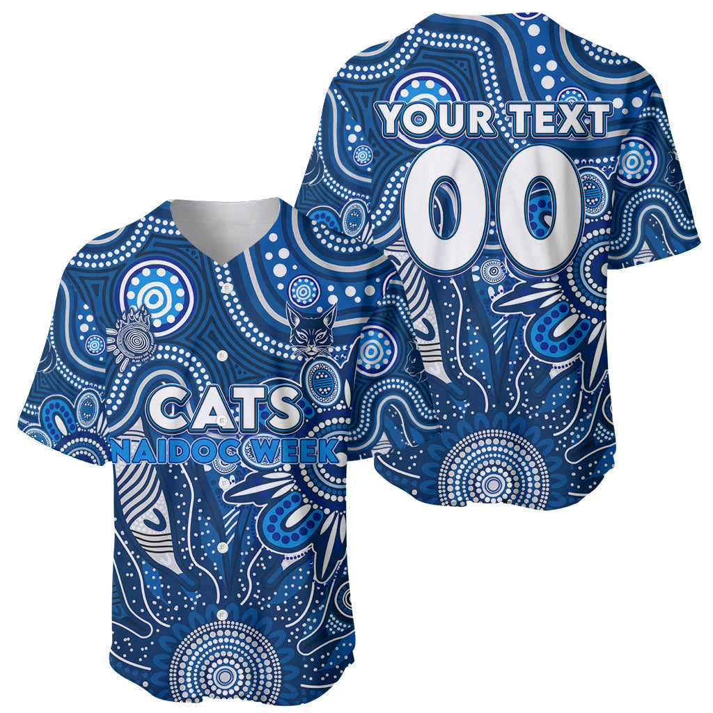 Personalised Cats NAIDOC Week 2024 Baseball Jersey Aussie Aboriginal Art