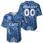 Personalised Cats NAIDOC Week 2024 Baseball Jersey Aussie Aboriginal Art