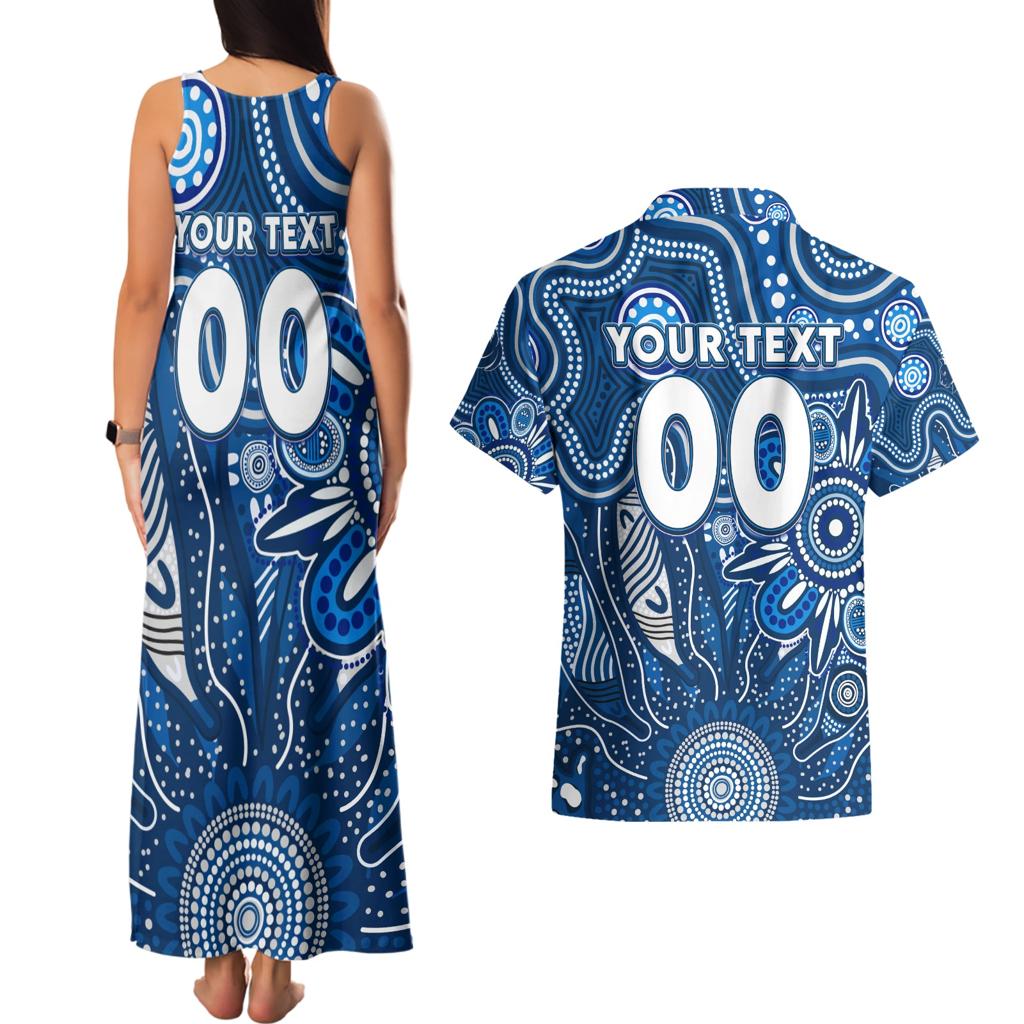 Personalised Cats NAIDOC Week 2024 Couples Matching Tank Maxi Dress and Hawaiian Shirt Aussie Aboriginal Art
