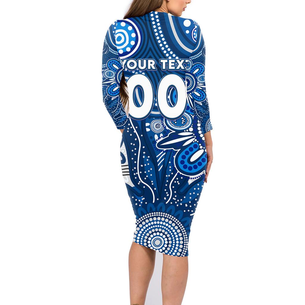 Personalised Cats NAIDOC Week 2024 Family Matching Long Sleeve Bodycon Dress and Hawaiian Shirt Aussie Aboriginal Art
