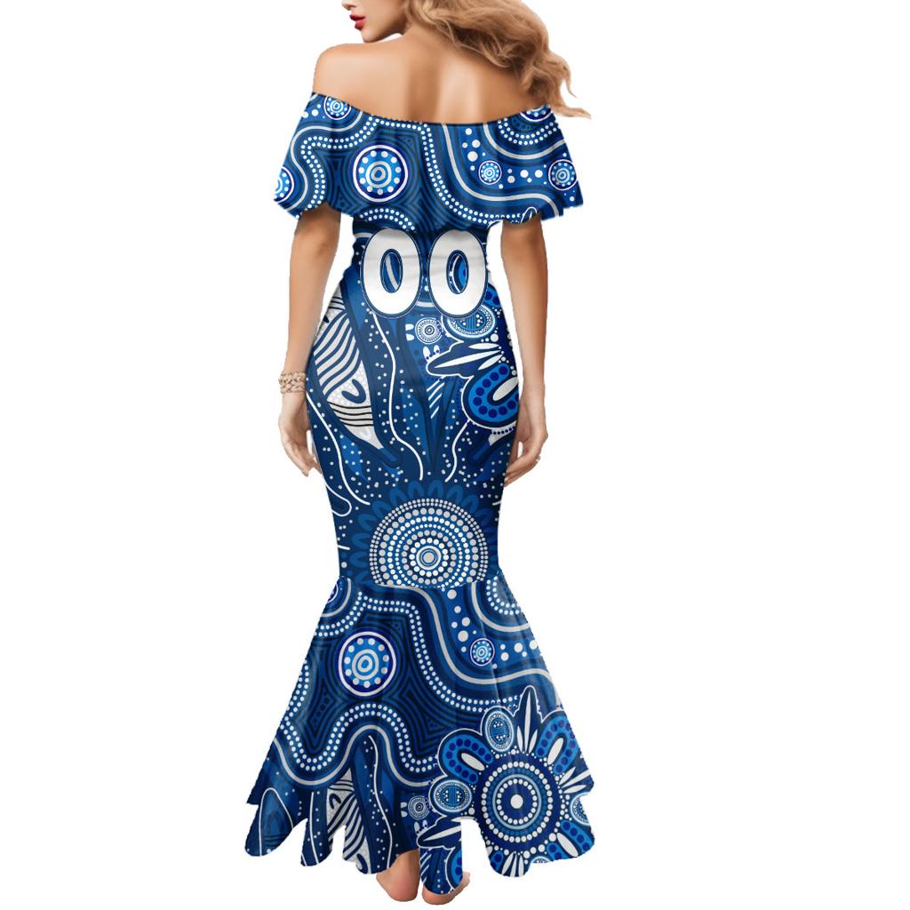 Personalised Cats NAIDOC Week 2024 Family Matching Mermaid Dress and Hawaiian Shirt Aussie Aboriginal Art