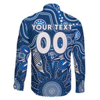 Personalised Cats NAIDOC Week 2024 Family Matching Off The Shoulder Long Sleeve Dress and Hawaiian Shirt Aussie Aboriginal Art