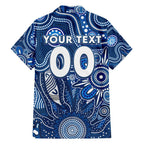 Personalised Cats NAIDOC Week 2024 Family Matching Short Sleeve Bodycon Dress and Hawaiian Shirt Aussie Aboriginal Art