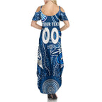 Personalised Cats NAIDOC Week 2024 Family Matching Summer Maxi Dress and Hawaiian Shirt Aussie Aboriginal Art