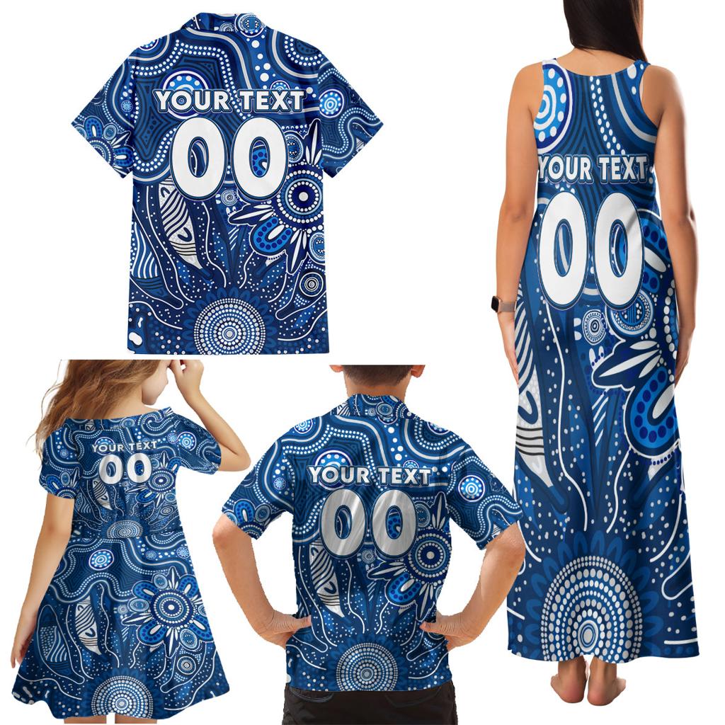 Personalised Cats NAIDOC Week 2024 Family Matching Tank Maxi Dress and Hawaiian Shirt Aussie Aboriginal Art
