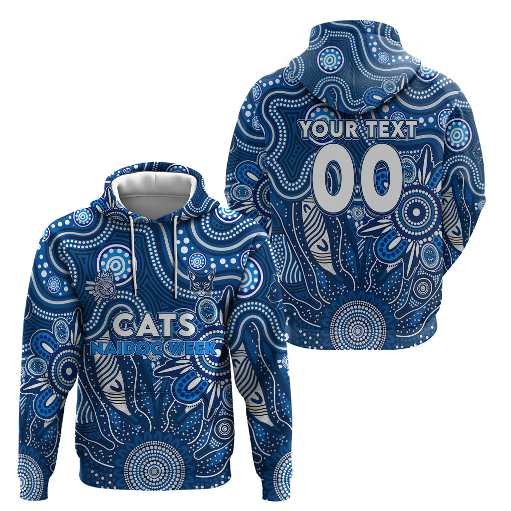 Personalised Cats NAIDOC Week 2024 Hoodie Aussie Aboriginal Art