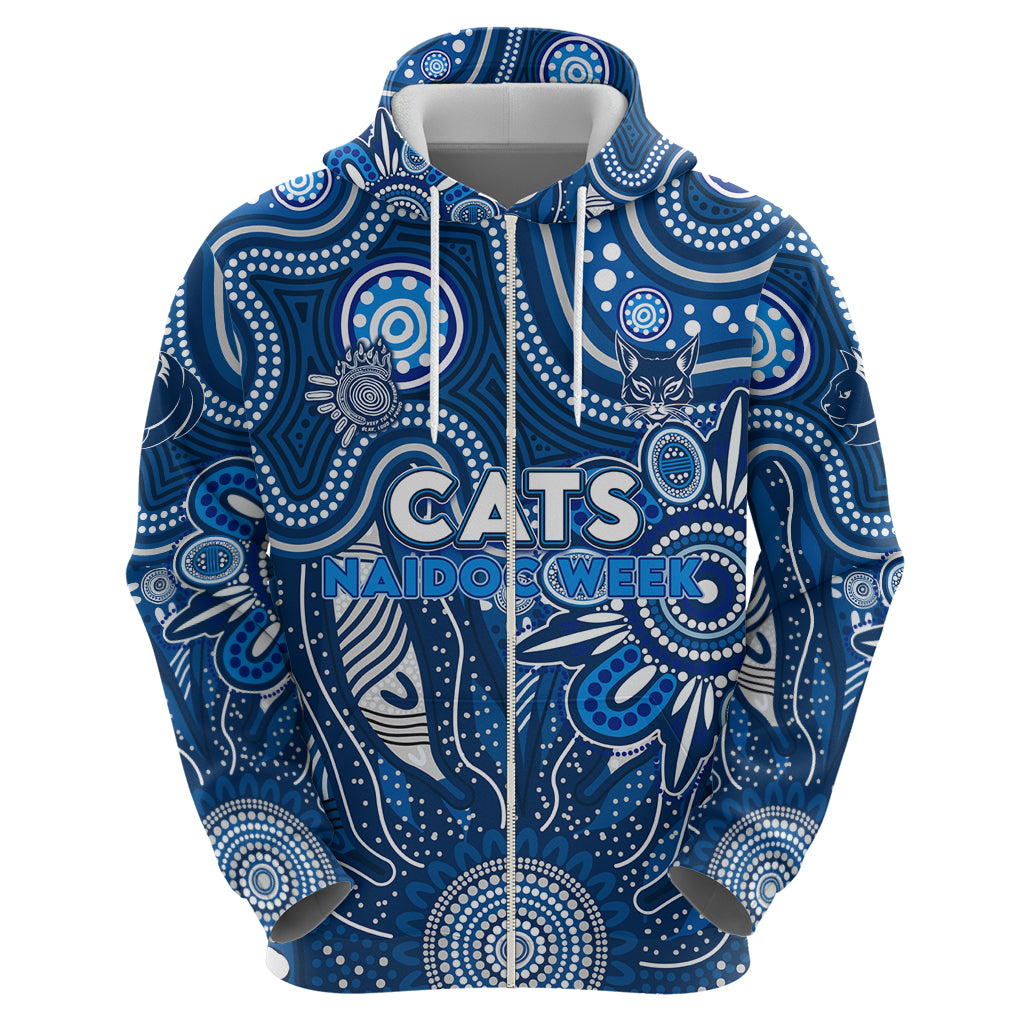 Personalised Cats NAIDOC Week 2024 Hoodie Aussie Aboriginal Art