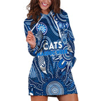 Personalised Cats NAIDOC Week 2024 Hoodie Dress Aussie Aboriginal Art
