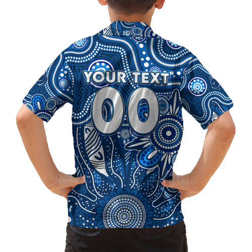 Personalised Cats NAIDOC Week 2024 Kid Hawaiian Shirt Aussie Aboriginal Art