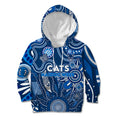 Personalised Cats NAIDOC Week 2024 Kid Hoodie Aussie Aboriginal Art