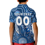Personalised Cats NAIDOC Week 2024 Kid Polo Shirt Aussie Aboriginal Art