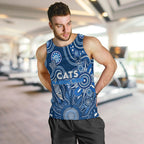 Personalised Cats NAIDOC Week 2024 Men Tank Top Aussie Aboriginal Art