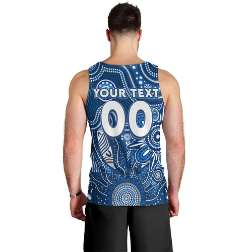 Personalised Cats NAIDOC Week 2024 Men Tank Top Aussie Aboriginal Art