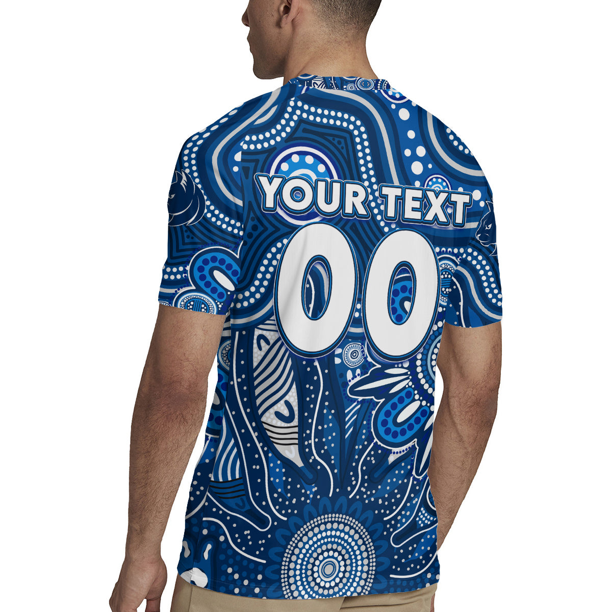 Personalised Cats NAIDOC Week 2024 Rugby Jersey Aussie Aboriginal Art