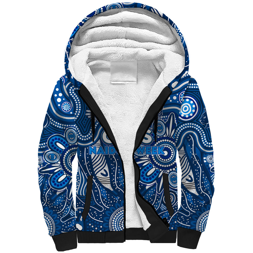 Personalised Cats NAIDOC Week 2024 Sherpa Hoodie Aussie Aboriginal Art