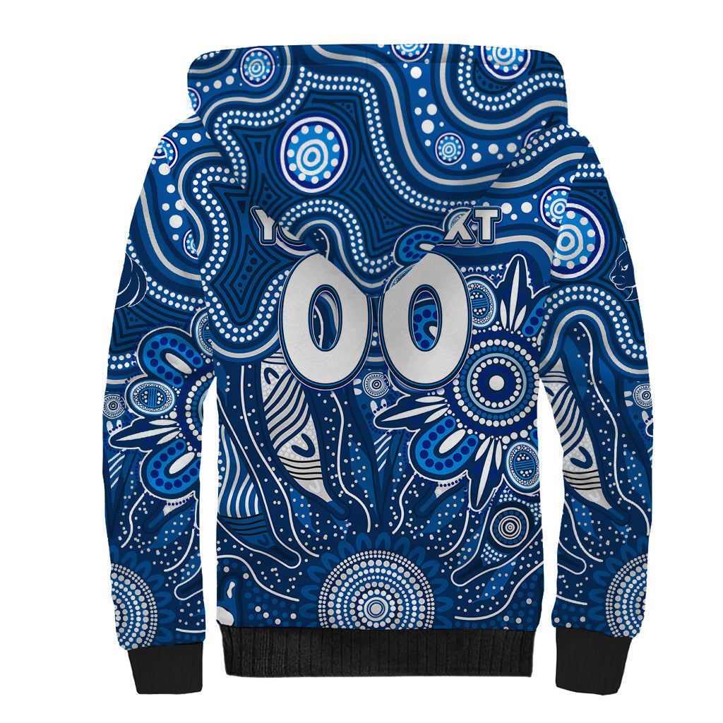 Personalised Cats NAIDOC Week 2024 Sherpa Hoodie Aussie Aboriginal Art