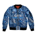 Personalised Cats NAIDOC Week 2024 Sleeve Zip Bomber Jacket Aussie Aboriginal Art