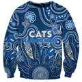 Personalised Cats NAIDOC Week 2024 Sweatshirt Aussie Aboriginal Art
