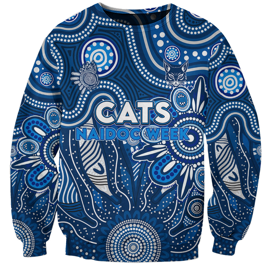 Personalised Cats NAIDOC Week 2024 Sweatshirt Aussie Aboriginal Art