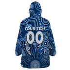 Personalised Cats NAIDOC Week 2024 Wearable Blanket Hoodie Aussie Aboriginal Art