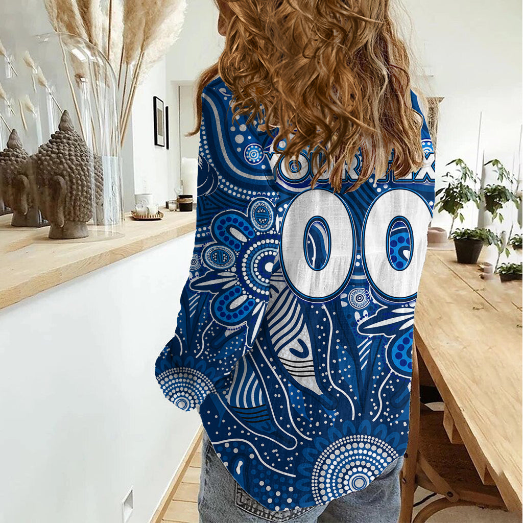 Personalised Cats NAIDOC Week 2024 Women Casual Shirt Aussie Aboriginal Art