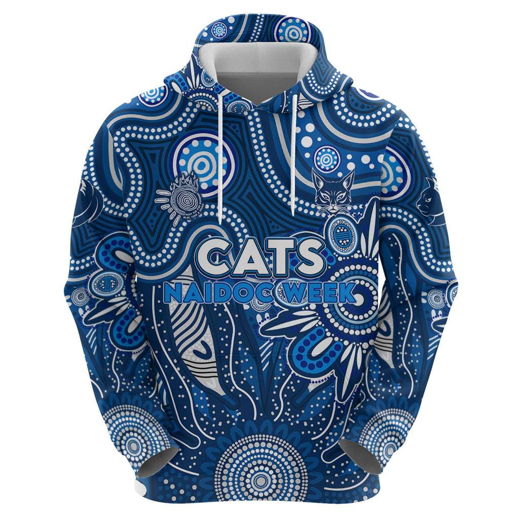 Personalised Cats NAIDOC Week 2024 Zip Hoodie Aussie Aboriginal Art