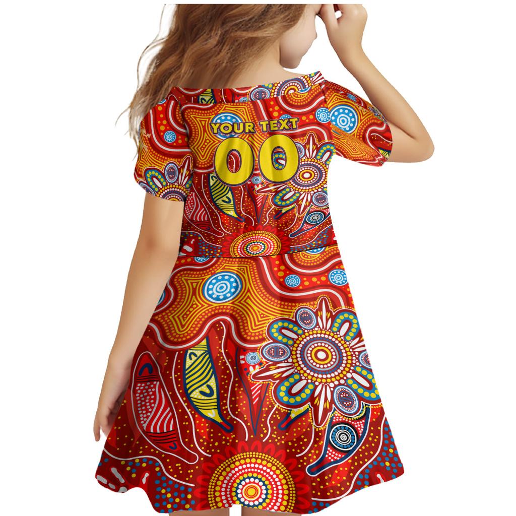 Personalised Sunnies NAIDOC Week 2024 Family Matching Mermaid Dress and Hawaiian Shirt Aussie Aboriginal Art