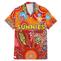 Personalised Sunnies NAIDOC Week 2024 Family Matching Mermaid Dress and Hawaiian Shirt Aussie Aboriginal Art
