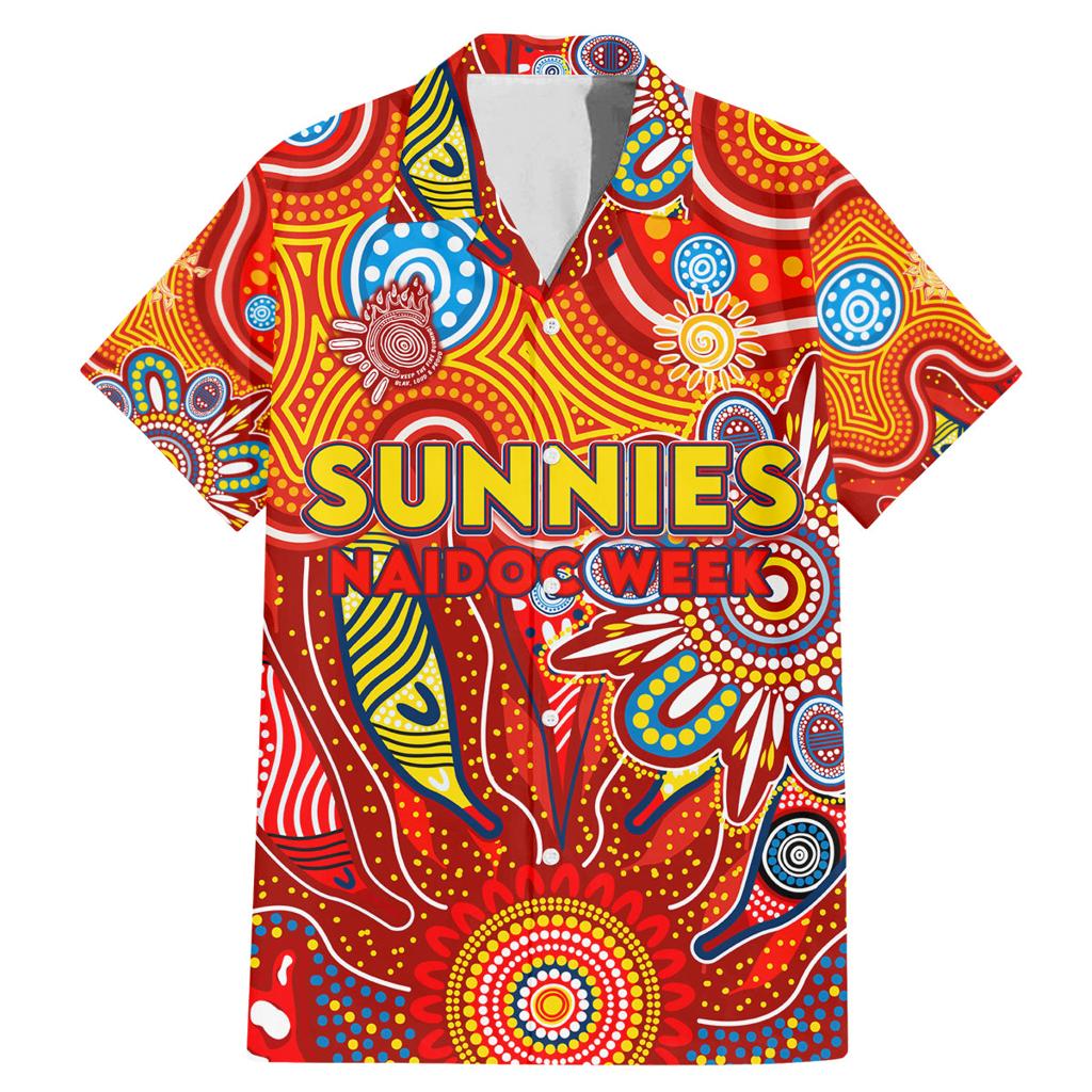 Personalised Sunnies NAIDOC Week 2024 Family Matching Mermaid Dress and Hawaiian Shirt Aussie Aboriginal Art