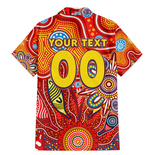 Personalised Sunnies NAIDOC Week 2024 Family Matching Mermaid Dress and Hawaiian Shirt Aussie Aboriginal Art