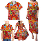 Personalised Sunnies NAIDOC Week 2024 Family Matching Puletasi and Hawaiian Shirt Aussie Aboriginal Art